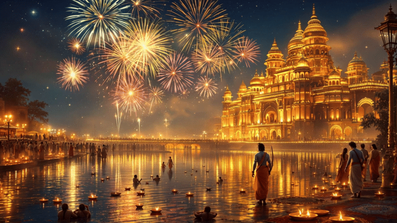 श्रीराम के अयोध्या लौटने और दीपावली के पावन उत्सव से जुड़ी कविता 4 THE NEWS FRAME