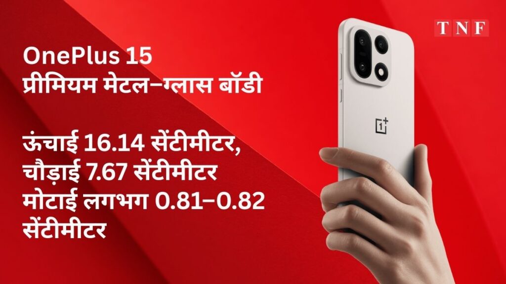 OnePlus 15: 7,300mAh महा-बैटरी, 165Hz डिस्प्ले और 8 Elite Gen5—2025 का सबसे दमदार फ्लैगशिप! 1 THE NEWS FRAME