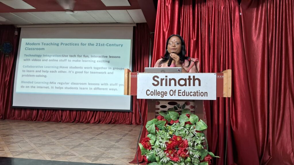 21वीं सदी के कक्षा-कक्ष के लिए नवाचारी शिक्षण रणनीतियाँ श्रीनाथ कॉलेज में विशेषज्ञ व्याख्यान 1 THE NEWS FRAME