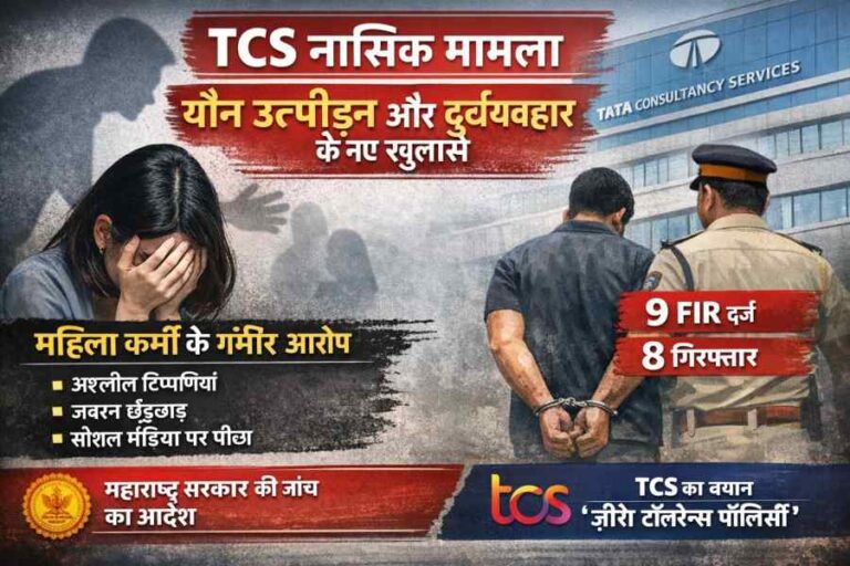 TCS नासिक मामला यौन उत्पीड़न और दुर्व्यवहार के आरोपों में नए खुलासे कॉर्पोरेट कल्चर पर सवाल 4 TCS नासिक मामला यौन उत्पीड़न और दुर्व्यवहार के आरोपों में नए खुलासे कॉर्पोरेट कल्चर पर सवाल