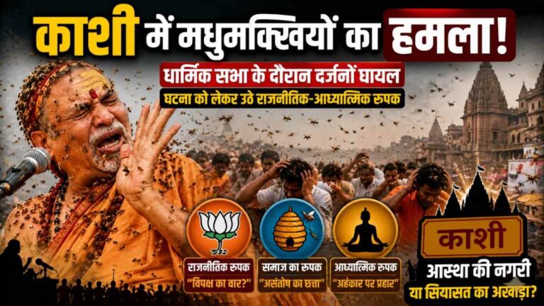 Kashi में मधुमक्खियों का हमला धार्मिक सभा के दौरान मची अफरा-तफरी दर्जनों लोग घायल 11 Kashi में मधुमक्खियों का हमला धार्मिक सभा के दौरान मची अफरा-तफरी दर्जनों लोग घायल