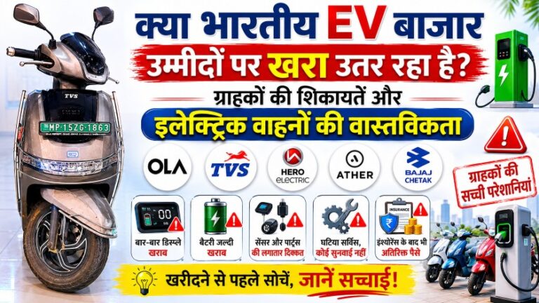 क्या भारतीय EV (Electric Vehicles) बाजार उम्मीदों पर खरा उतर रहा है? ग्राहकों की शिकायतें और इलेक्ट्रिक वाहनों की वास्तविकता