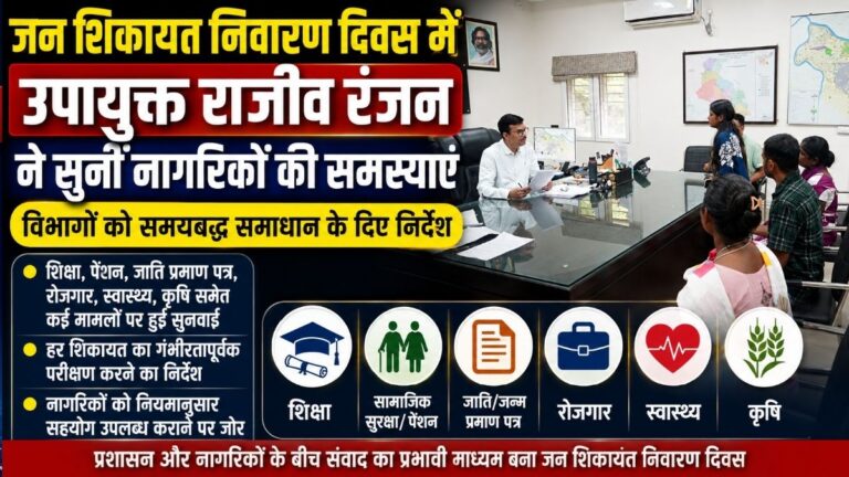 जन Complaint निवारण दिवस में उपायुक्त राजीव रंजन ने सुनीं नागरिकों की समस्याएं विभागों को समयबद्ध समाधान के दिए निर्देश 10 जन Complaint निवारण दिवस में उपायुक्त राजीव रंजन ने सुनीं नागरिकों की समस्याएं विभागों को समयबद्ध समाधान के दिए निर्देश
