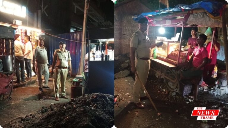 आजादनगर थाना क्षेत्र में पुलिस की कार्रवाई, पारडीह और तमोलिया चौक समेत कई स्थानों से अड्डाबाजी करने वालों को हटाया