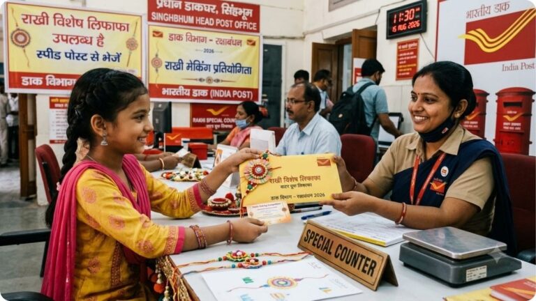 रक्षाबंधन पर सिंहभूम डाक विभाग की अनूठी पहल, अब बारिश भी नहीं रोक पाएगी बहनों का प्यार 1 रक्षाबंधन पर सिंहभूम डाक विभाग की अनूठी पहल, अब बारिश भी नहीं रोक पाएगी बहनों का प्यार
