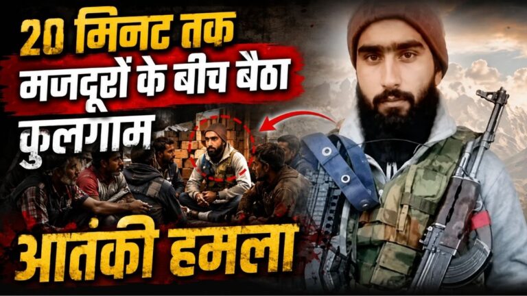 Kulgam आतंकी हमला 20 मिनट तक मजदूरों के बीच बैठा, भरोसा जीता पानी मांगा और फिर दो श्रमिकों की गोली मारकर हत्या