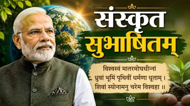 पृथ्वी को माता मानकर उसके साथ सामंजस्य से जीने का संदेश, प्रधानमंत्री मोदी ने साझा किया संस्कृत सुभाषितम् 2 पृथ्वी को माता मानकर उसके साथ सामंजस्य से जीने का संदेश, प्रधानमंत्री मोदी ने साझा किया संस्कृत सुभाषितम्