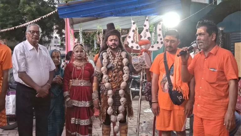 भंगड़ नाथ सेवा समिति ने कराया भगवान शिव का रुद्राभिषेक, 100 से अधिक कांवरियों को अंगवस्त्रम देकर किया सम्मानित