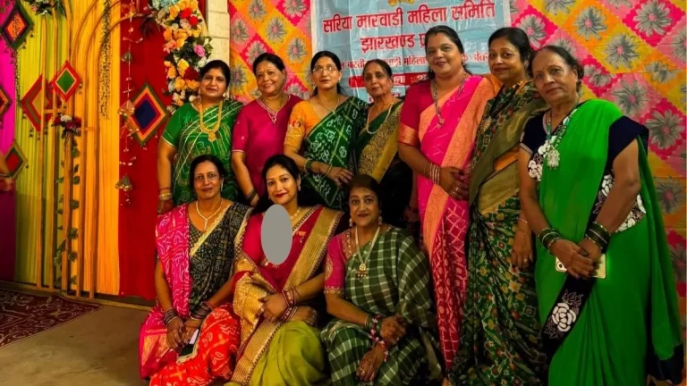 मारवाड़ी महिला समिति सरिया ने मनाया सावन तीज सिंधारा महोत्सव, कीर्ति डागा बनीं ‘सावन क्वीन’