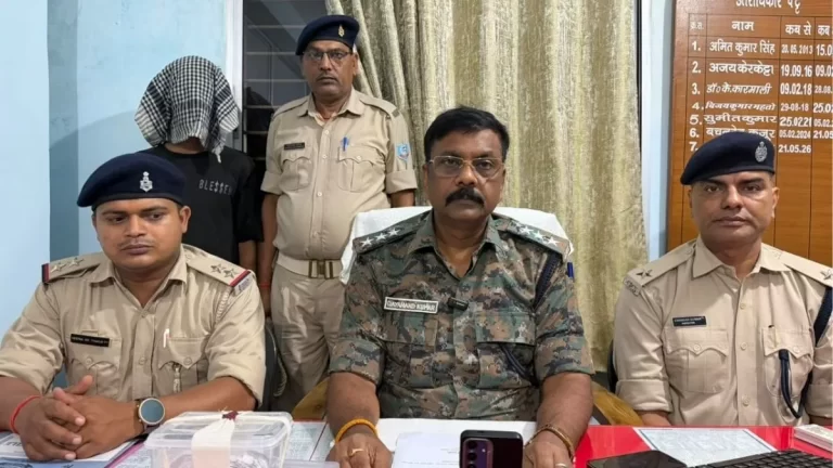 पारडीह चौक के पास ब्राउन शुगर की खरीद-बिक्री की सूचना पर पुलिस की छापेमारी, 38 पुड़िया के साथ युवक गिरफ्तार