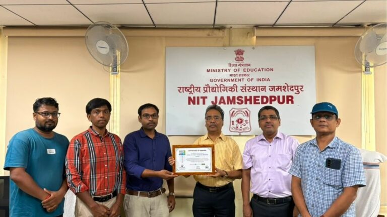 राष्ट्रीय ग्रीन यूनिवर्सिटी रैंकिंग 2026 में NIT जमशेदपुर को गोल्ड रेटिंग देशभर में 28वां स्थान 3 राष्ट्रीय ग्रीन यूनिवर्सिटी रैंकिंग 2026 में NIT जमशेदपुर को गोल्ड रेटिंग देशभर में 28वां स्थान
