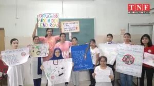 जमशेदपुर महिला विश्वविद्यालय के एंटी ड्रग स्क्वाड टीम के द्वारा पोस्टर एवं स्लोगन प्रतियोगिता का आयोजन। 5 एंटी ड्रग