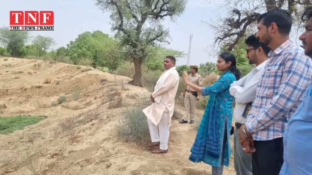 जिला कलक्टर ने पीएमकेएसवाई के कार्यों का किया निरीक्षण। 5 जिला