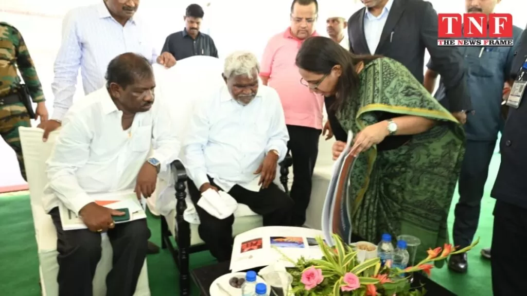 मुख्यमंत्री श्री चम्पाई सोरेन ने मऊभंडार, घाटशिला में आयोजित कार्यक्रम में 2141विकास योजनाओं की दी सौगात। 4 मुख्यमंत्री
