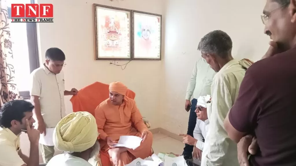 तिजारा विधायक महंत बाबा बालक नाथ योगी ने की जनसुनवाई। 5 विधायक