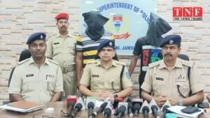 बुजुर्ग महिला से सोने की चेन छीनने वाले दो अभियुक्त गिरफ्तार।
