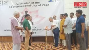 एनआईटी जमशेदपुर में 10वां अंतर्राष्ट्रीय योग दिवस धूमधाम से मनाया गया। 4 एनआईटी