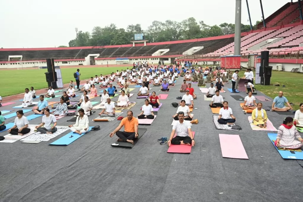 टाटा स्टील ने अंतर्राष्ट्रीय योग दिवस मनाया। 5 टाटा