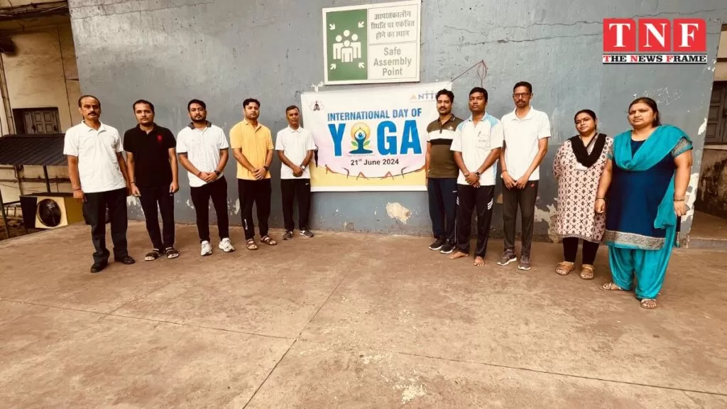 एनटीटीएफ में मना अंतर्राष्ट्रीय योग दिवस। 5 yoga