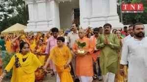 केबुल कंपनी के परिसर में स्थित श्री लक्ष्मी नारायण मंदिर का जीर्णोद्धार: विधायक सरयू राय ने दी विधिवत सूचना। 5 केबुल