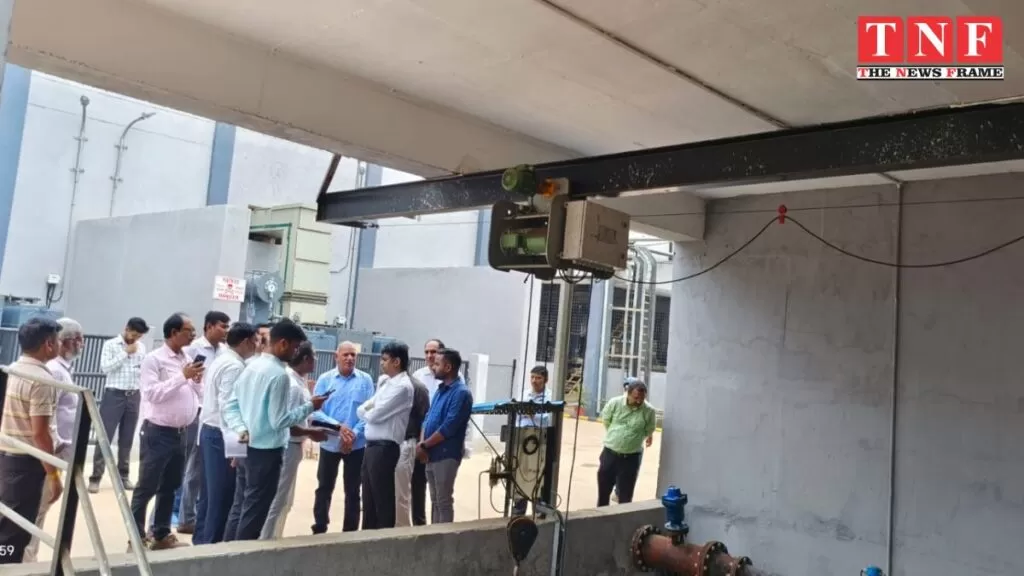 जिला प्रभारी सचिव ने सीईटीपी का किया निरीक्षण। 5 जिला