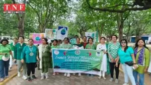 इनर व्हील क्लब ने किया ग्रीन मैराथन। 4 मैराथन