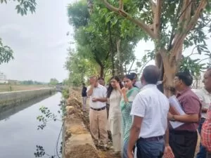 जिला कलक्टर ने वर्षा के कारण हुए जल भराव क्षेत्र का किया निरीक्षण। 5 राजस्थान