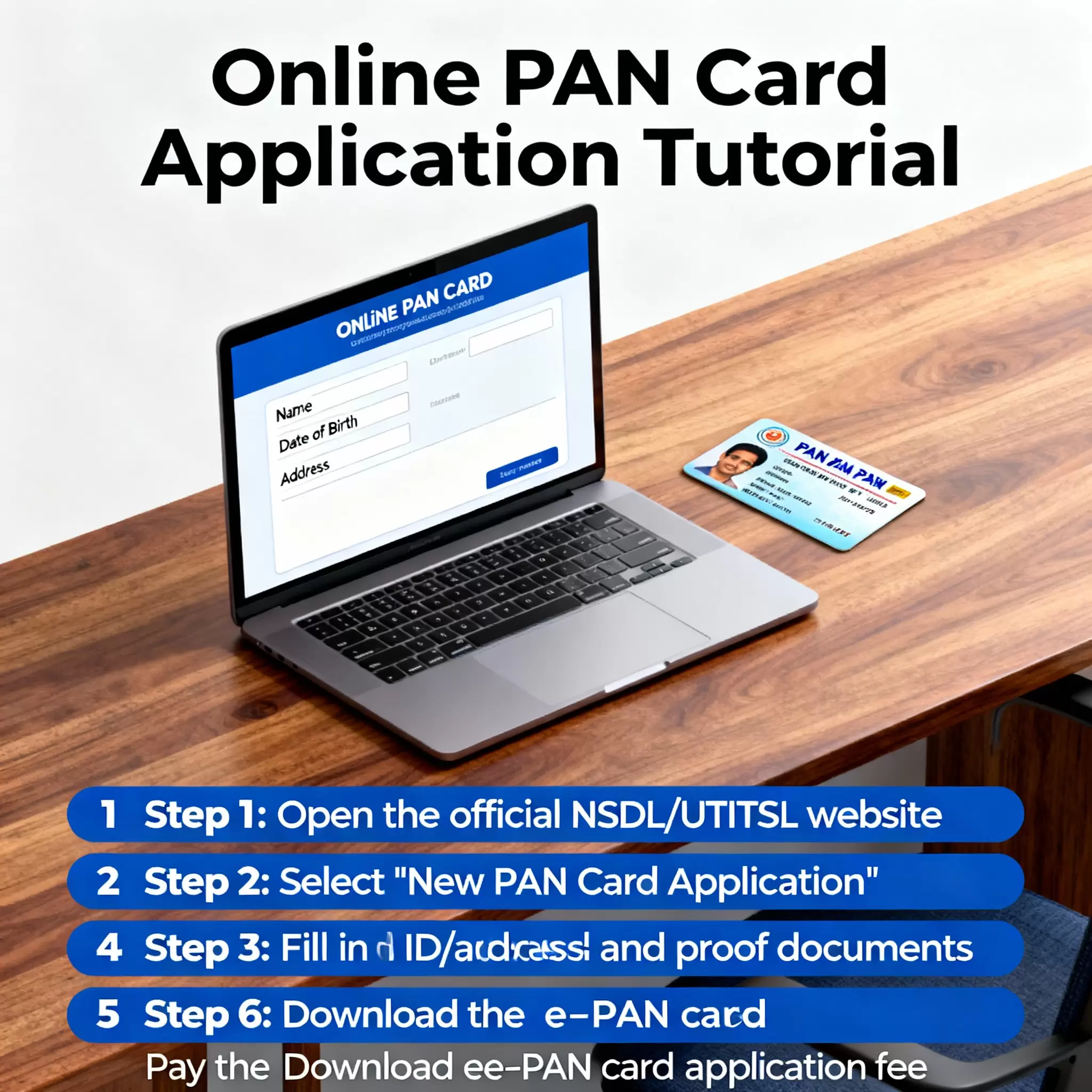 How To Apply Pan Card Online
