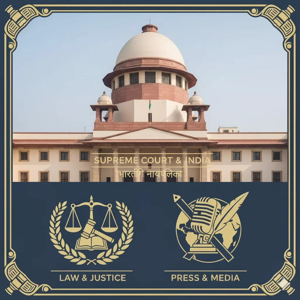 पत्रकार को अंतरिम संरक्षण: “सत्ता की आलोचना अपराध नहीं” — सुप्रीम कोर्ट का लोकतंत्र की रक्षा पर ऐतिहासिक संदेश 4 THE NEWS FRAME