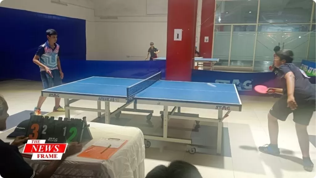 टेबल टेनिस चैंपियनशिप में 7 जिलों के 145 खिलाड़ी ले रहे हैं हिस्सा