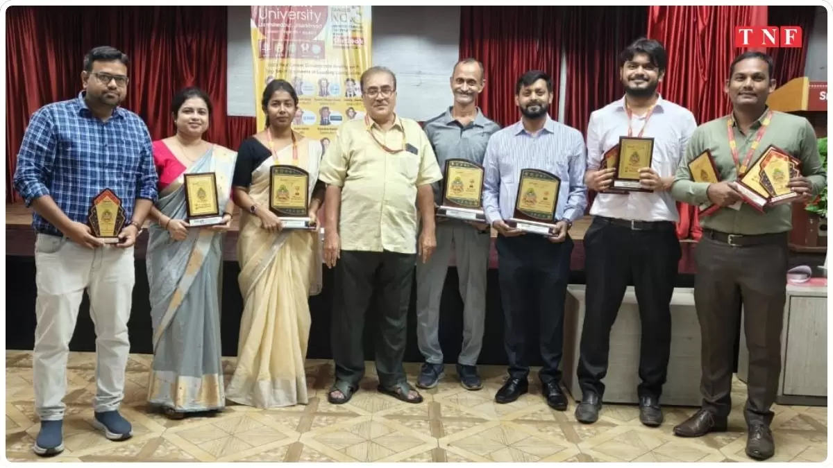 श्रीनाथ विश्वविद्यालय में संकाय सदस्यों के बीच पिकलबॉल