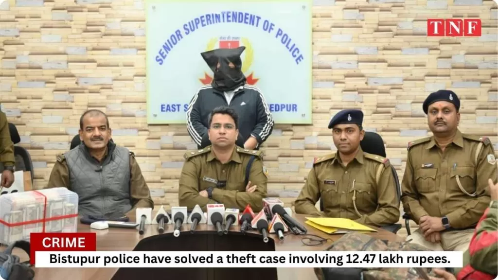 बिष्टुपुर थाना पुलिस की बड़ी सफलता — 12.47 लाख की चोरी का खुलासा, 8.91 लाख नगद बरामद 4 THE NEWS FRAME