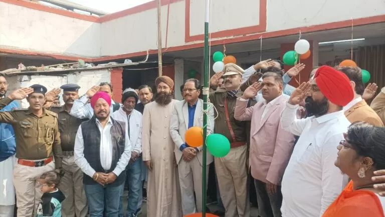 मानगो आज़ादनगर थाना में हर्षोल्लास के साथ मनाया गया 77वां गणतंत्र दिवस