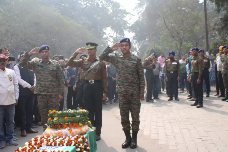 जमशेदपुर में सूबेदार प्रणय कुमार शर्मा को सेना और समाज ने दी अंतिम विदाई