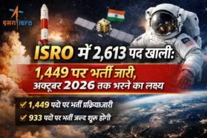 संसद में खुलासा इसरो में 14.4% पद रिक्त, भर्ती प्रक्रिया तेज 4 THE NEWS FRAME