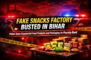 बिहार,पूर्णिया में नकली स्नैक्स फैक्ट्री का भंडाफोड़, बाजार में बेचा जा रहा था जाली माल 5 THE NEWS FRAME