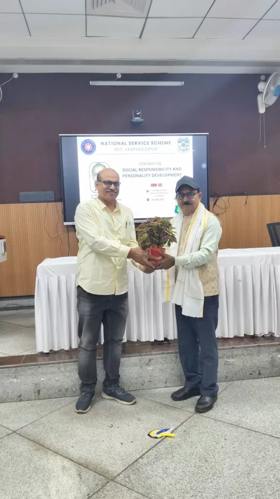 NIT जमशेदपुर में सामाजिक दायित्व एवं व्यक्तित्व विकास पर विशेषज्ञ संवाद युवाओं को राष्ट्र निर्माण का मंत्र 5 THE NEWS FRAME