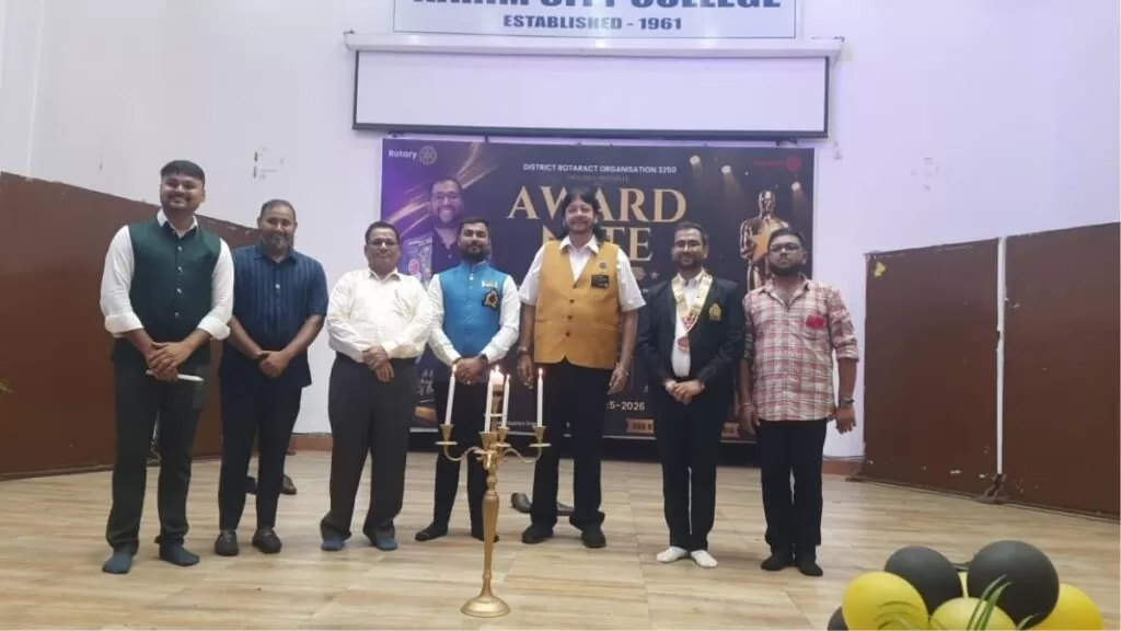 करीम सिटी कॉलेज में रोटरैक्ट डिस्ट्रिक्ट 3250 का भव्य पुरस्कार वितरण समारोह Social सेवा के लिए बांटे गए लगभग 100 सम्मान 5 THE NEWS FRAME