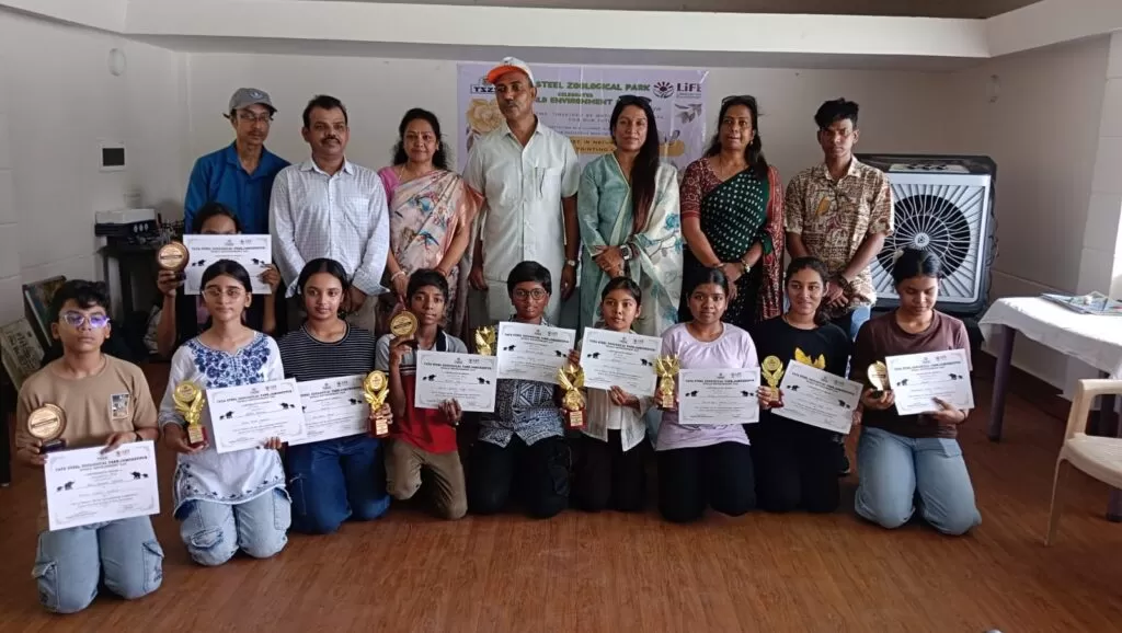 टाटा स्टील जूलॉजिकल पार्क में आर्ट इन नेचर चित्रकला प्रतियोगिता के साथ मनाया गया World पर्यावरण दिवस 5 THE NEWS FRAME